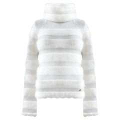 Chanel Luxurious Arctic Ice Collection Runway Jumper