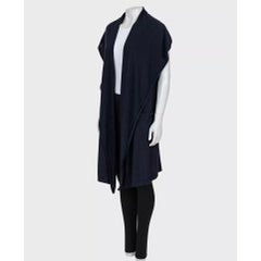 Chanel Luxurious Blue Cashmere Open-Front Cardigan Size36/ S