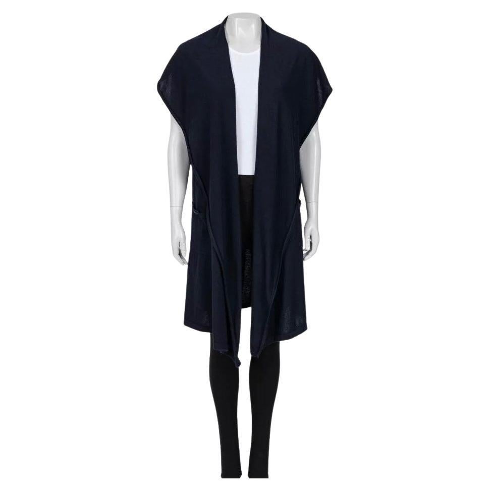 Chanel Luxurious Blue Cashmere Open-Front Cardigan Size36/ S