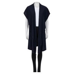 Chanel Luxurious Blue Cashmere Open-Front Cardigan Size36/ S