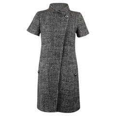 Chanel Lily Allen Style Grey Tweed Jacket