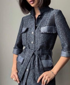 Chanel Luxuriöse Tweed-Jacke mit 4 Taschen 36 FR