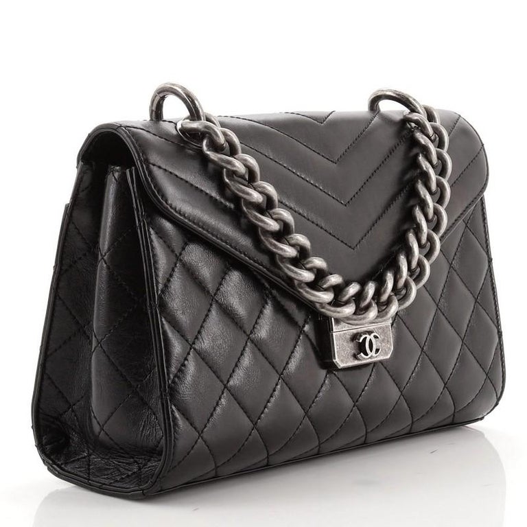 Chanel Mad About Quilting Flap Bag Quilted Calfskin Medium