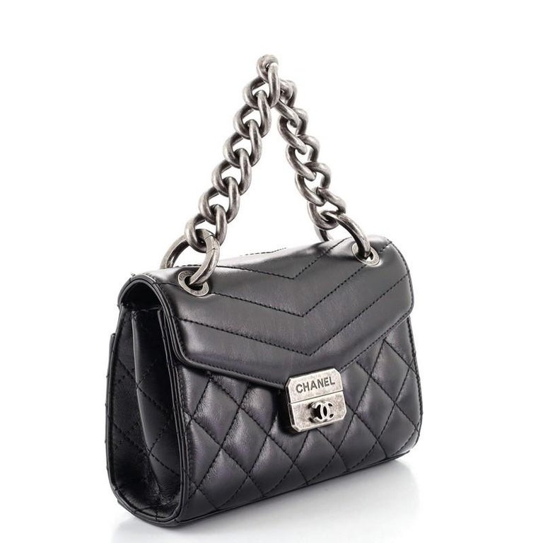 Chanel Mad About Quilting Flap Bag Quilted Calfskin Mini at 1stDibs