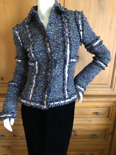 Chanel "Made in Paris" Fantasy Tweed Jacket with Sequin Accents, Fall 2005