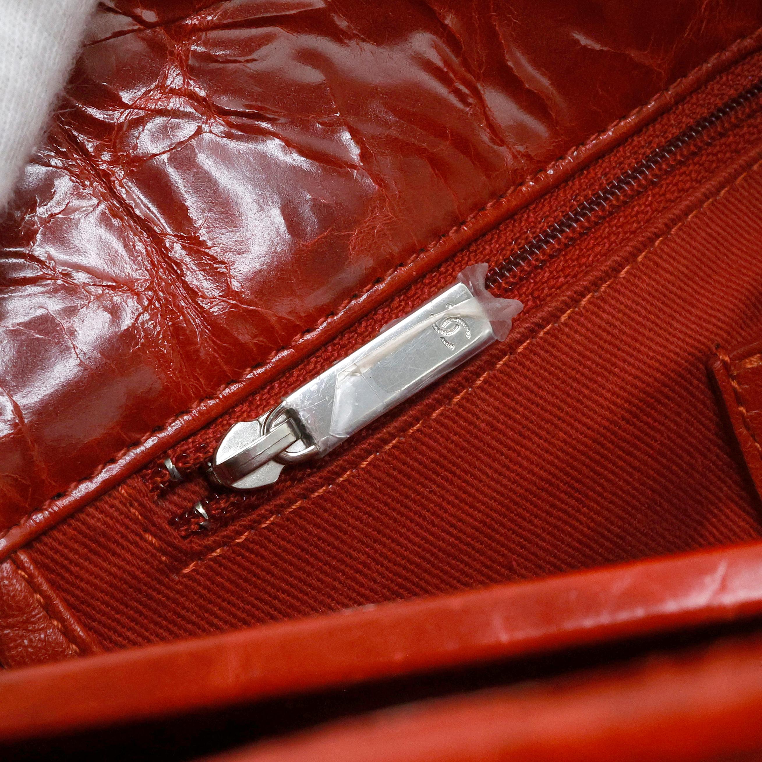 Chanel Mademoiselle Bag in red quilted leather For Sale 5