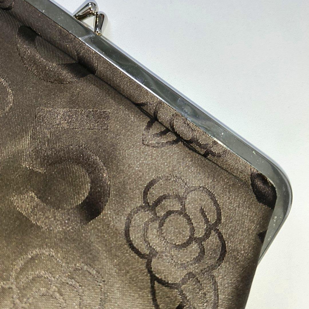 Chanel Mademoiselle Borsa fotografica cioccolato marrone scamosciato catena d'argento 2005-2006 12