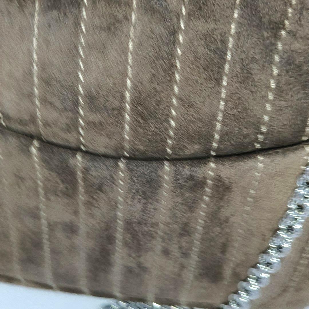 Chanel Mademoiselle Borsa fotografica cioccolato marrone scamosciato catena d'argento 2005-2006 14