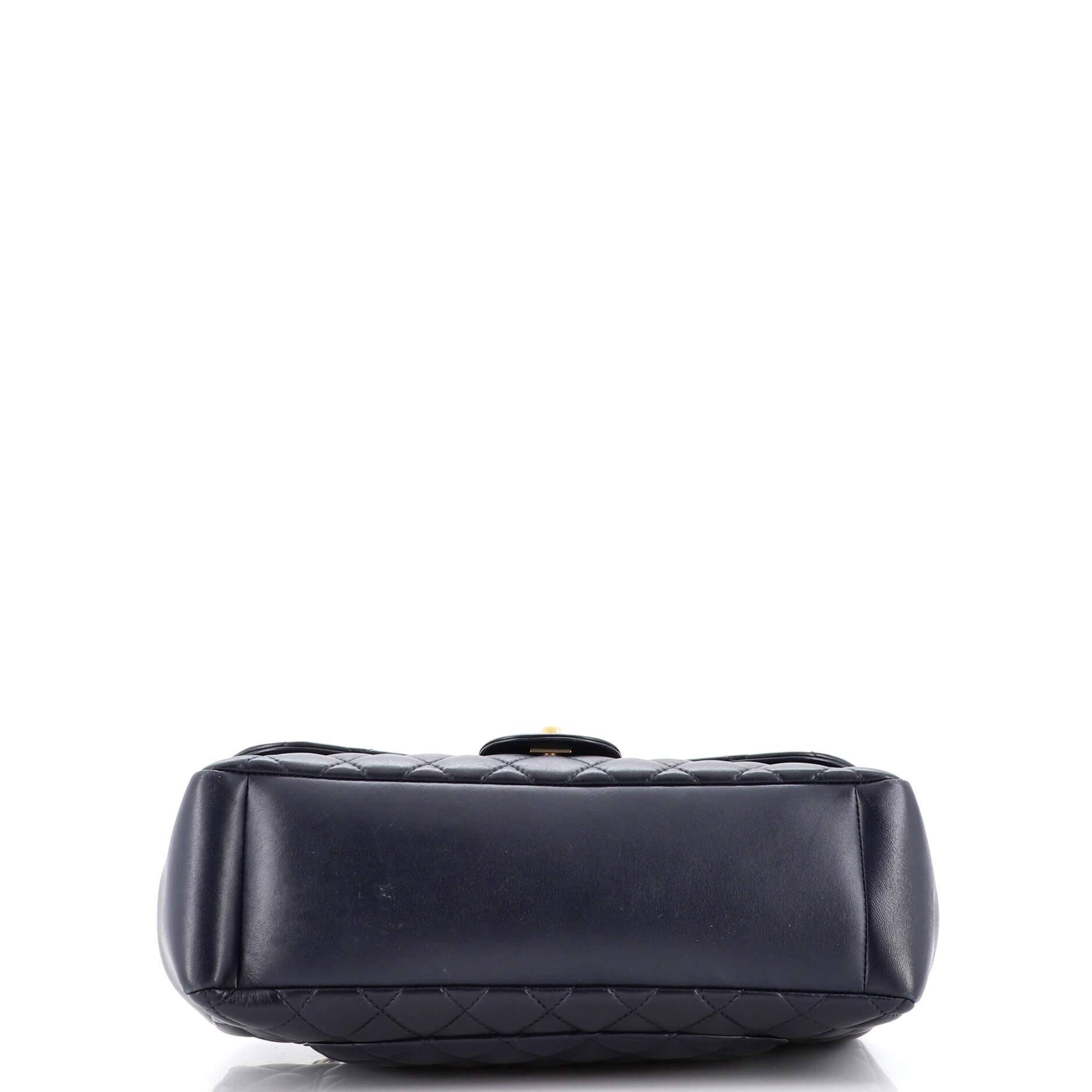 Chanel Mademoiselle Chic Flap Bag Quilted Lambskin Jumbo 1