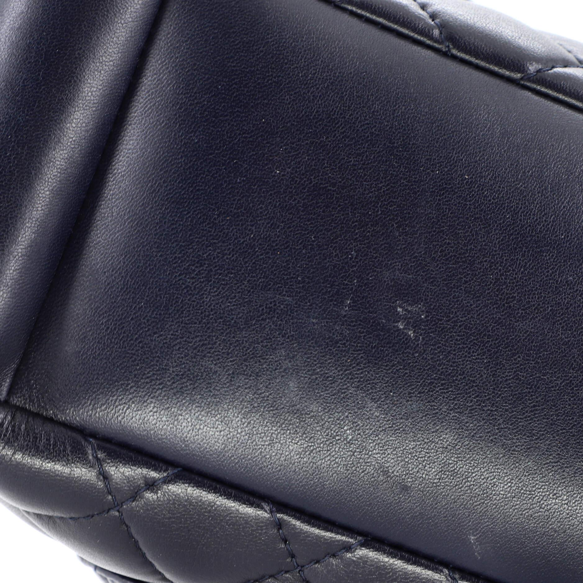 Chanel Mademoiselle Chic Flap Bag Quilted Lambskin Jumbo 3