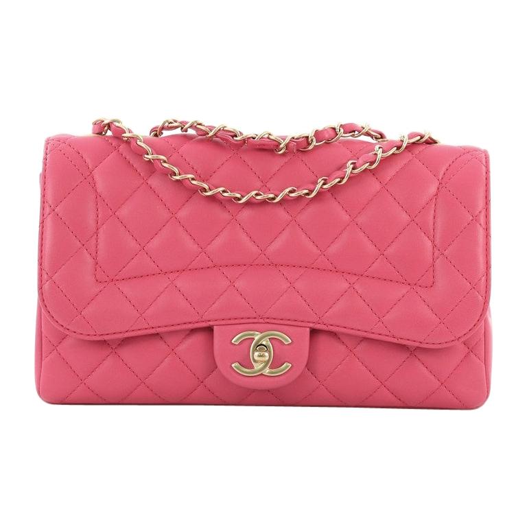 Chanel Dark Pink Quilted Lambskin Mademoiselle Chic Mini Flap Bag Gold Hardware, 2016 (Very Good)