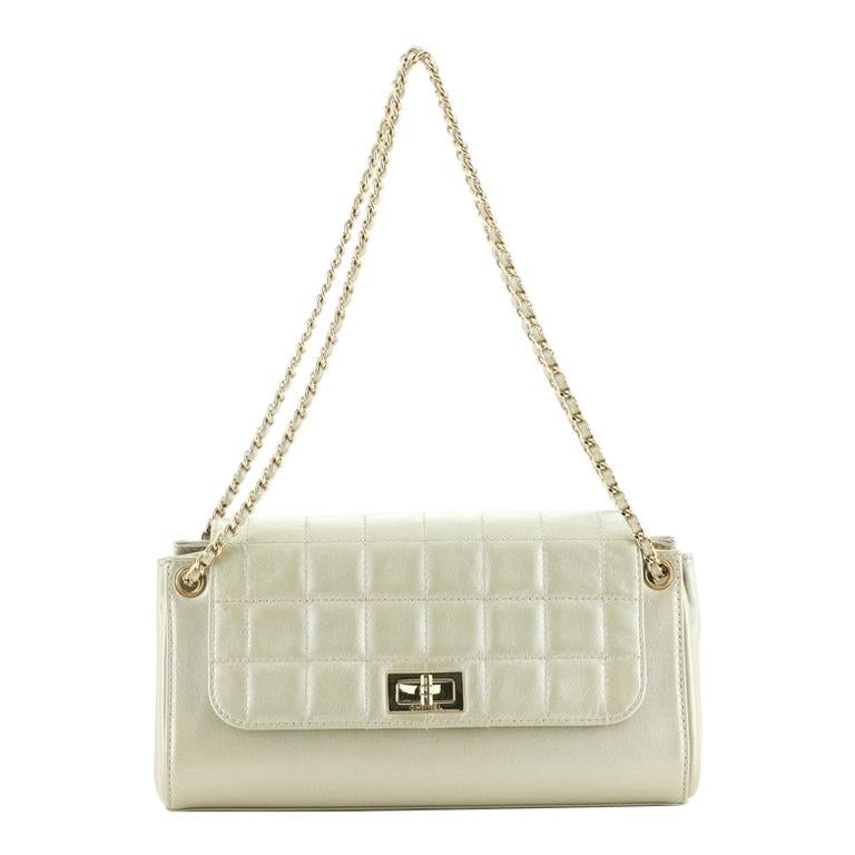 Chanel Mademoiselle Lock Accordion Flap Bag Quilted Lambskin