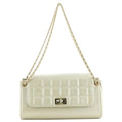 Chanel Mademoiselle Lock Accordion Flap Bag Quilted Lambskin Medium