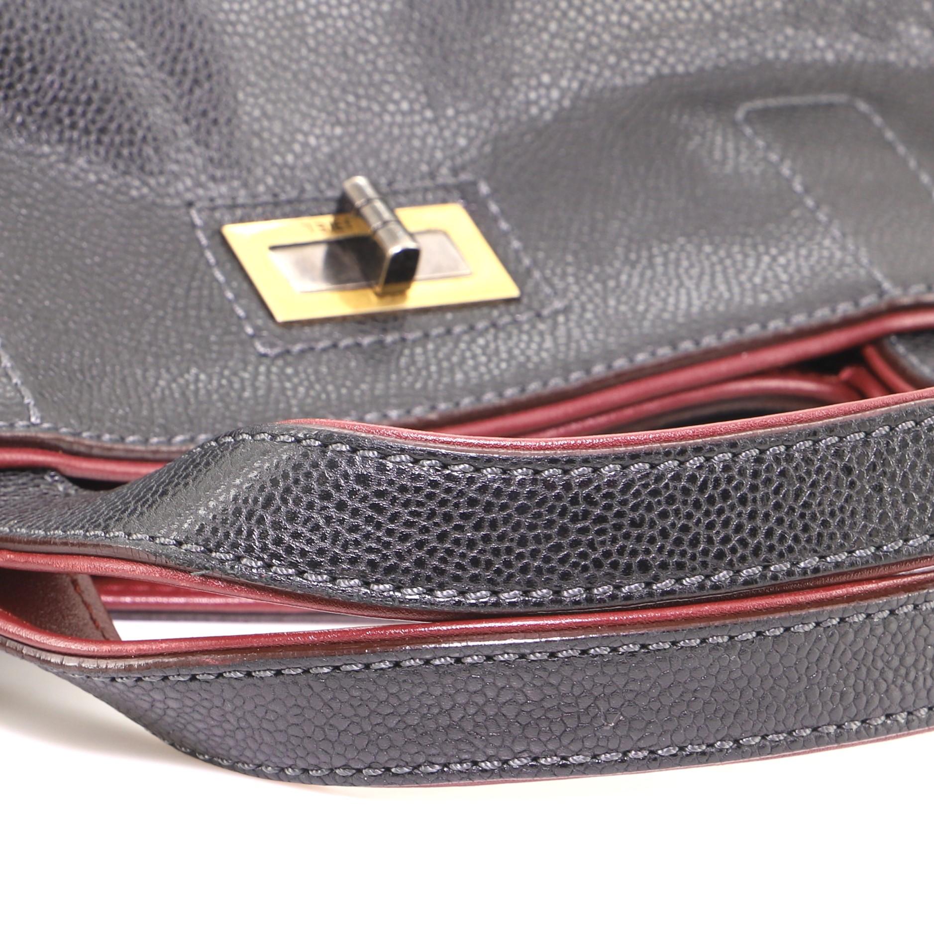Chanel Mademoiselle Lock Chain Tote Glazed Calfskin Large 2