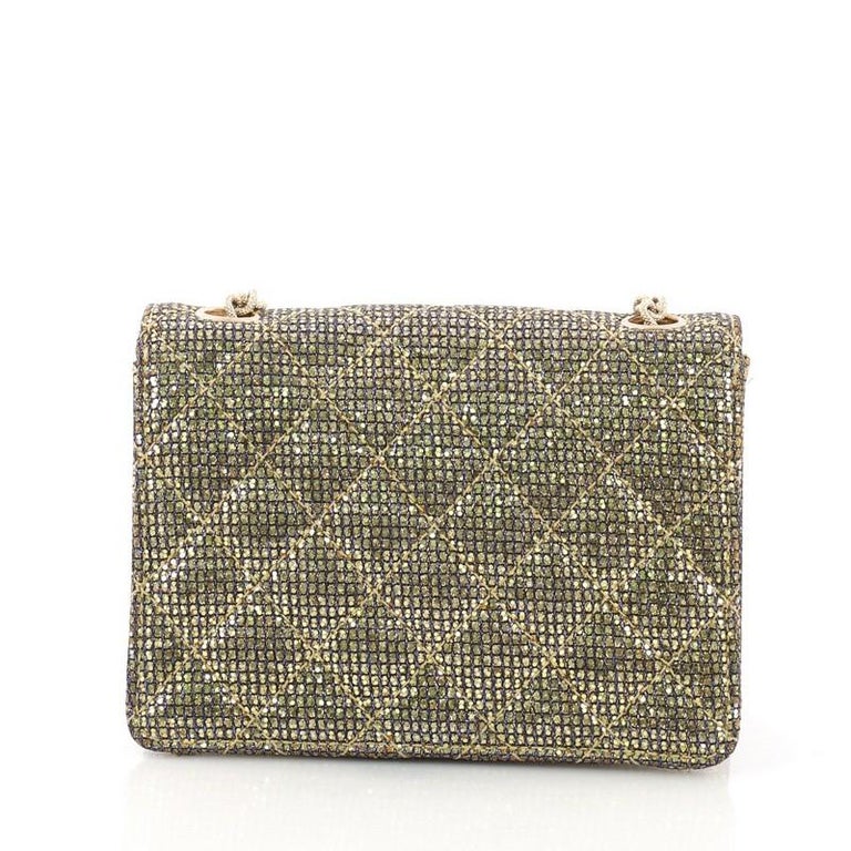 Quilted Fabric Crossbody Bag