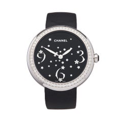 Chanel Mademoiselle Prive 18k White Gold H3097 Wristwatch