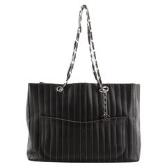 Chanel Mademoiselle Tote Vertical Quilt Lambskin