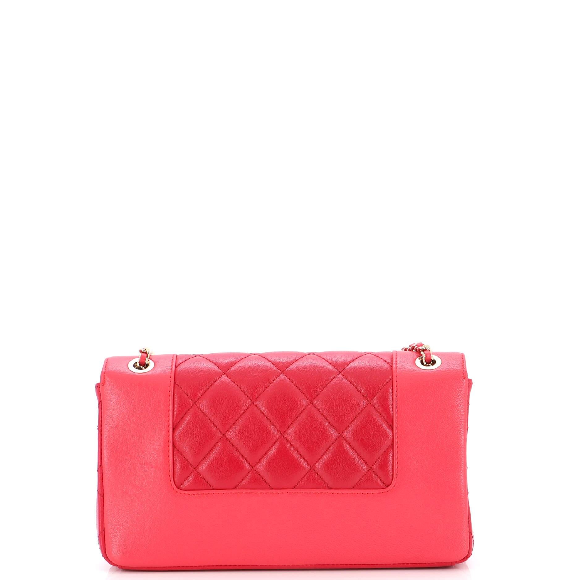 Women's or Men's Chanel Mademoiselle Vintage Flap Bag Quilted Sheepskin Medium