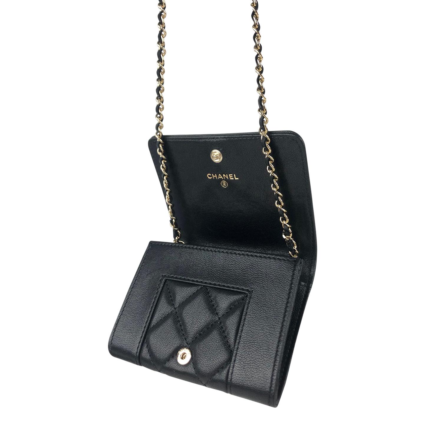 Chanel Mademoiselle Wallet on Chain Crossbody Bag For Sale 2