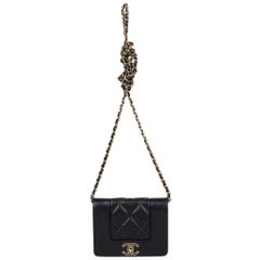 Chanel Mademoiselle Wallet on Chain Crossbody Bag For Sale at