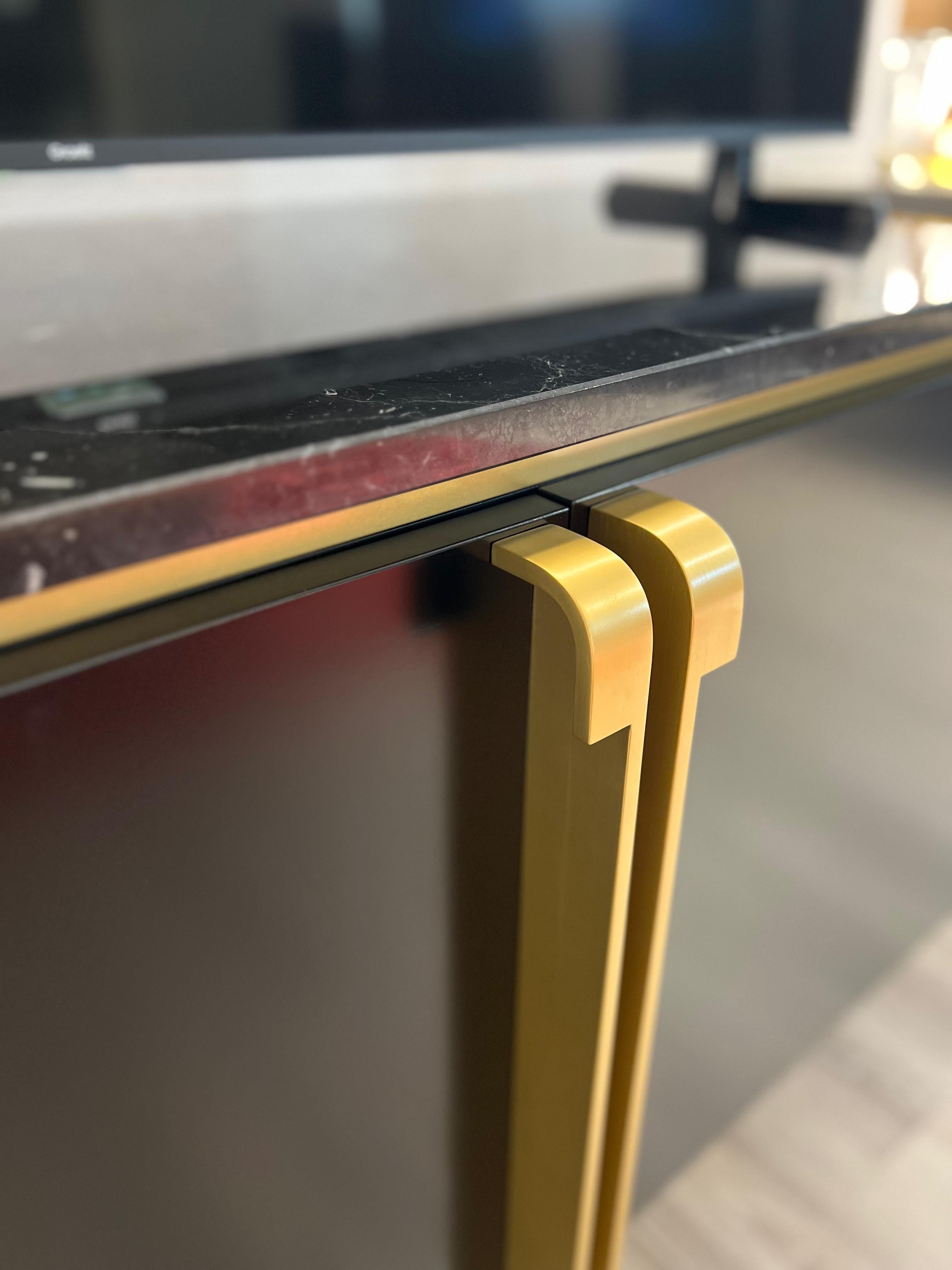 black marble sideboard