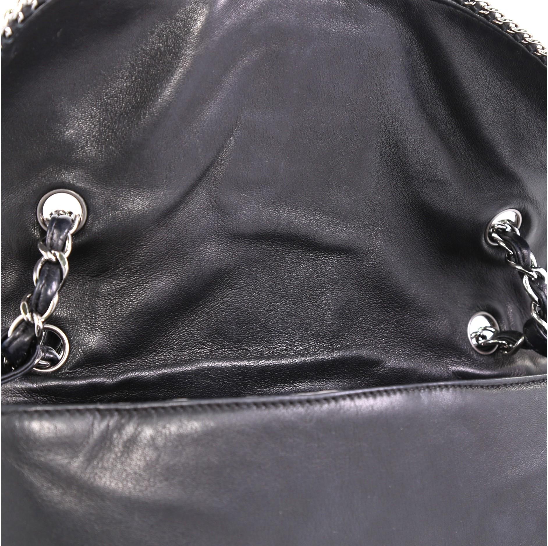 Women's Chanel Madison Flap Bag Leather Medium