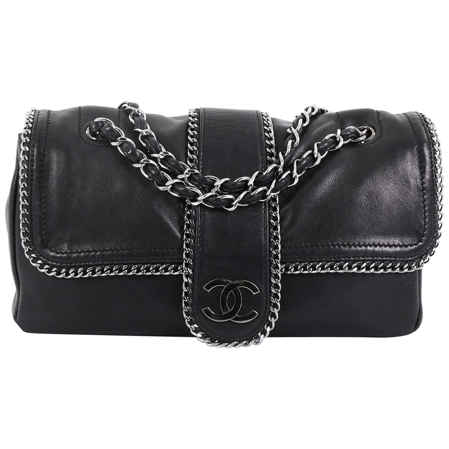 Chanel Madison Flap Bag Leather Medium