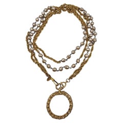 Chanel Magnifying Glass Pendant Necklace, France