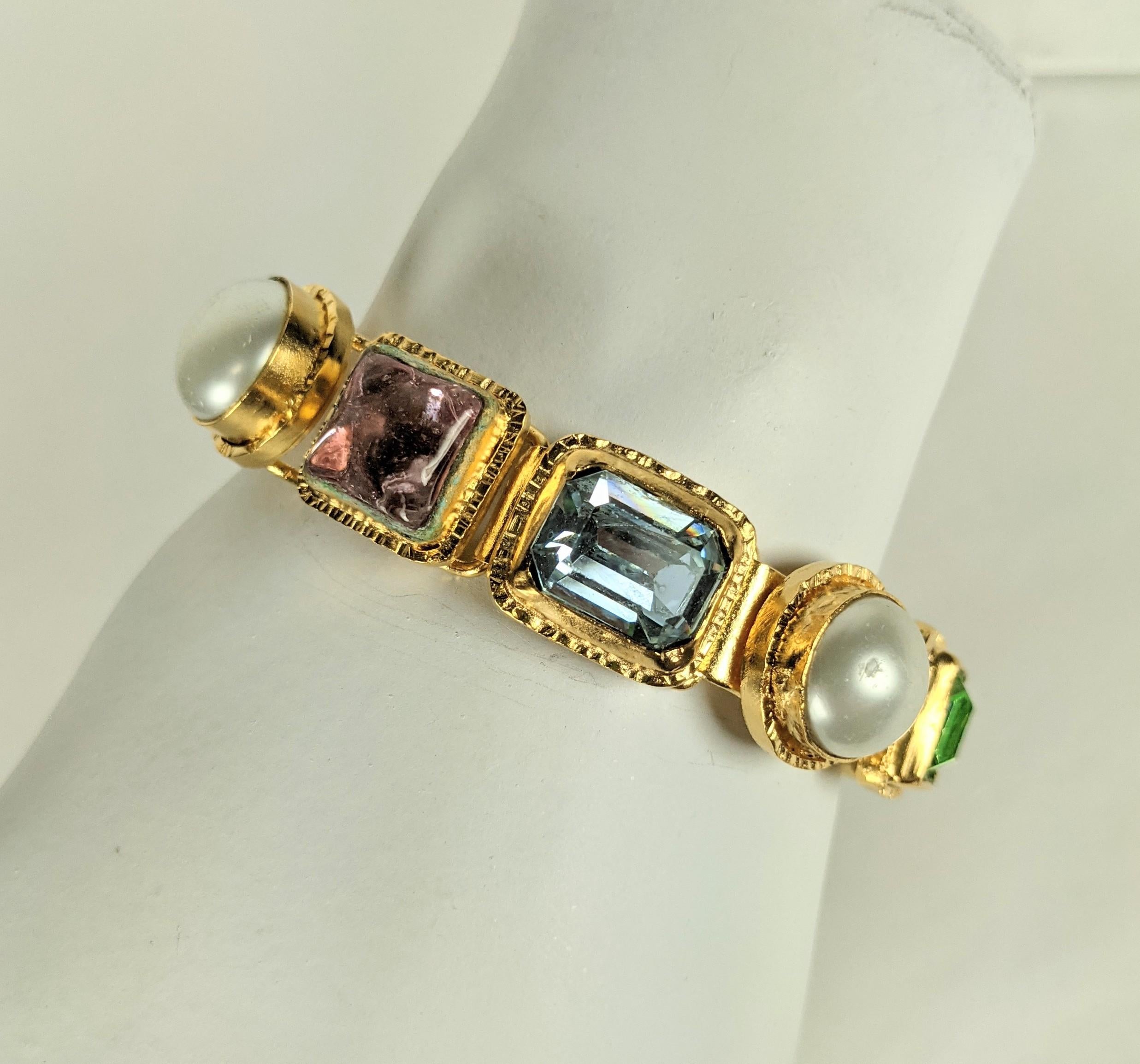 Women's Chanel Maison Gripoix Renaissance Link Bracelet For Sale