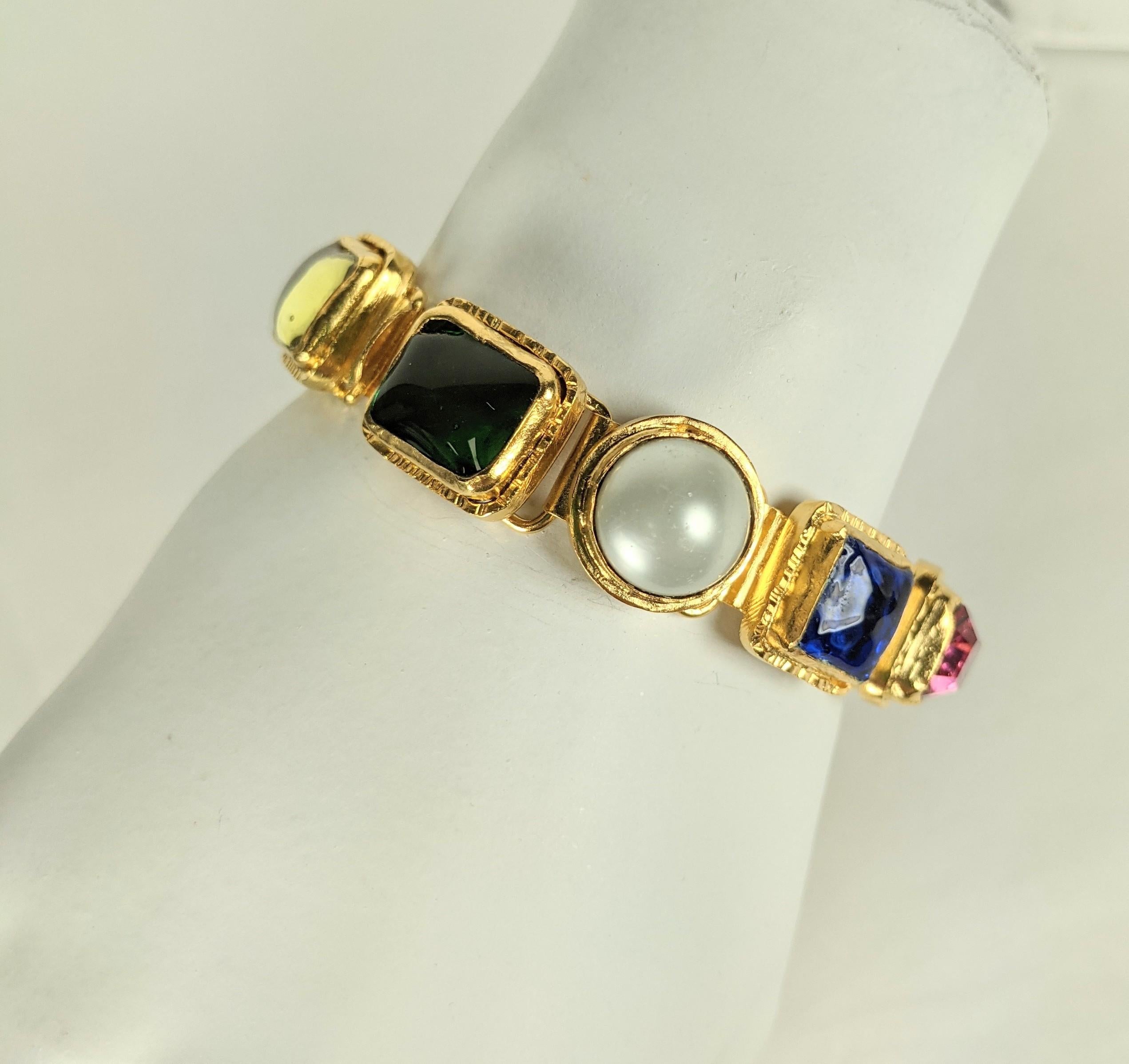 Chanel Maison Gripoix Renaissance Link Bracelet For Sale 2