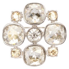Chanel Maltese Rhinestone Brooch
