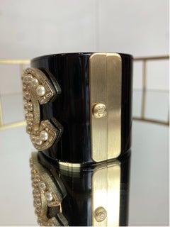 Chanel Manchette Black Bracelet