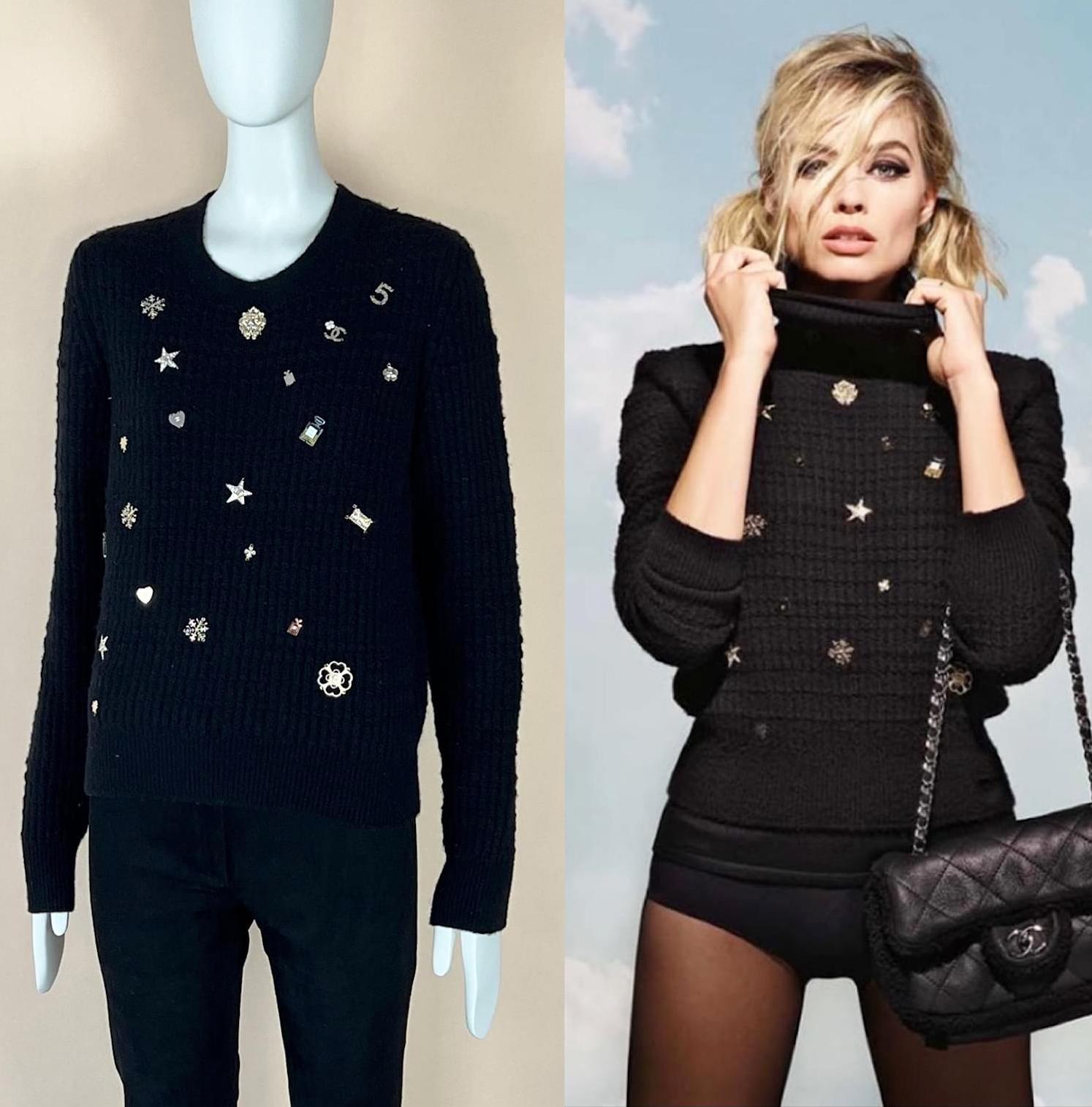 Chanel Margot Robbie Lucky Charms Jumper For Sale at 1stDibs