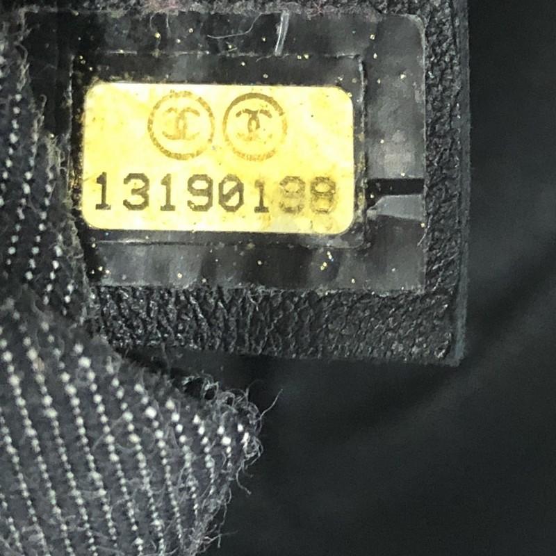 Chanel - Fourre-tout à chaîne Mariniere en toile rayée petit modèle 2