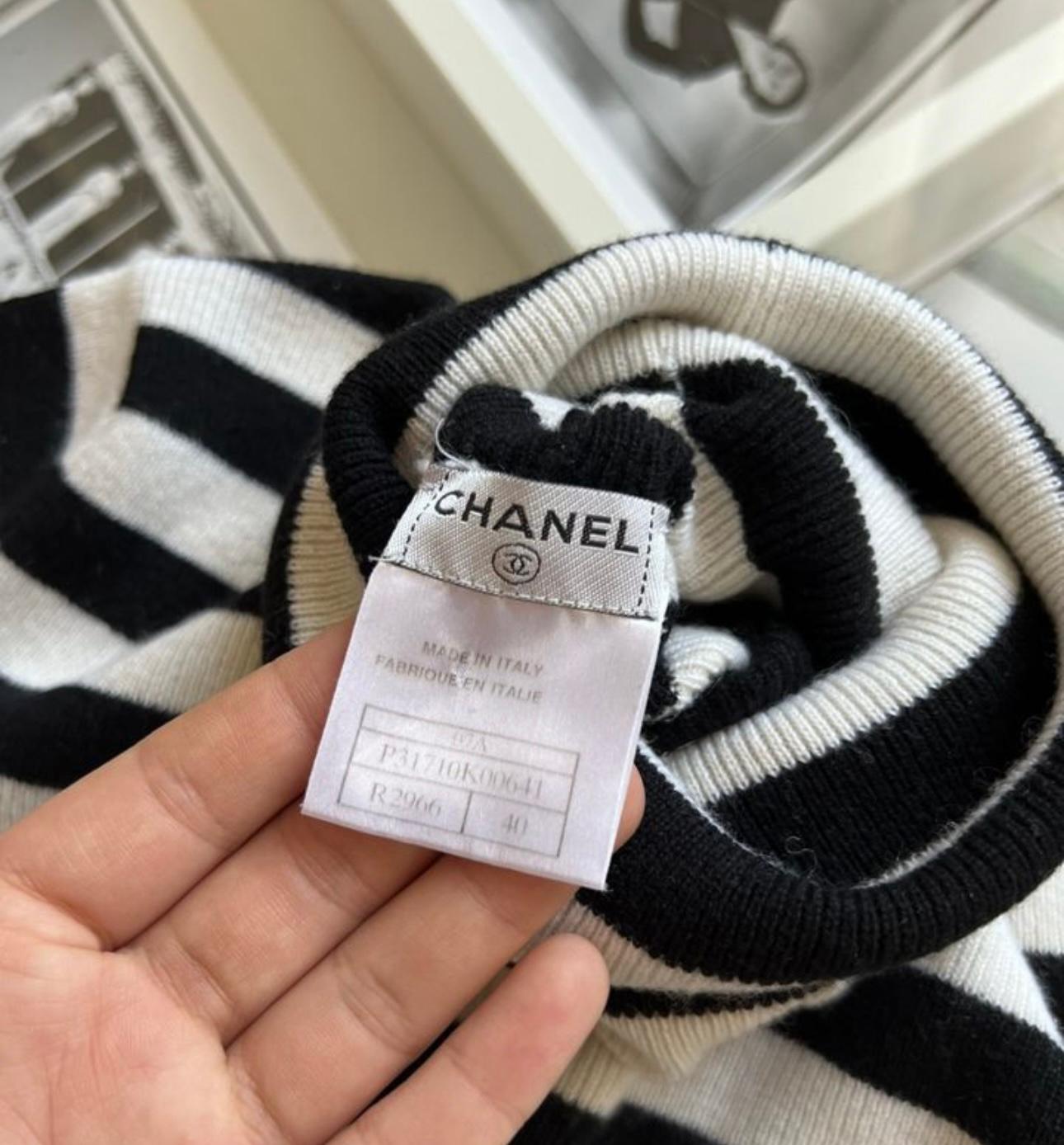 Chanel Maritime Cashmere Jumper For Sale 1