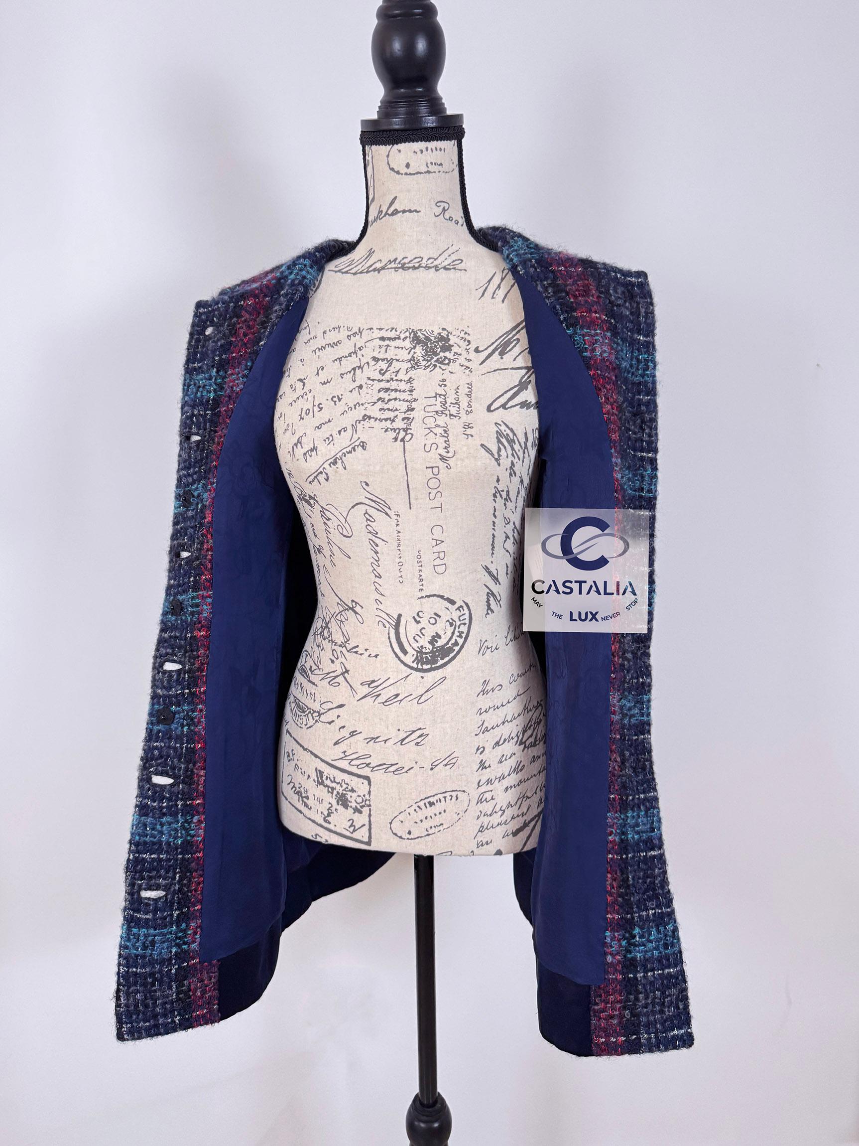Chanel Marvellous Paris / Hamburg Runway Tweed Jacket 42 FR 8
