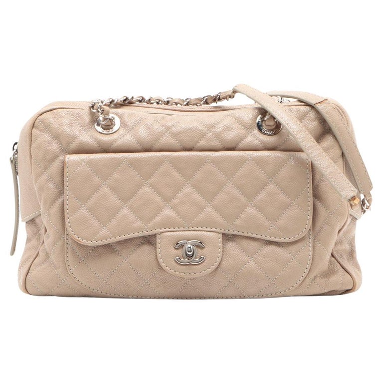 1980s Unused Vintage but New Chanel White Quilted Flap Bag w/ Original Dust  Bag at 1stDibs