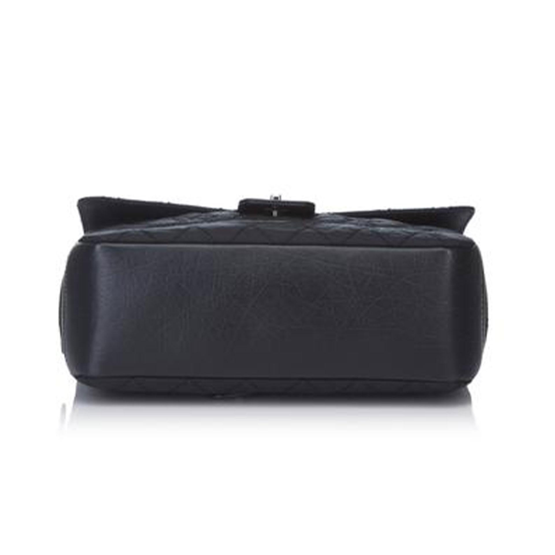 Chanel Matelasse Chain Flap Black Nylon Shoulder Bag For Sale 1