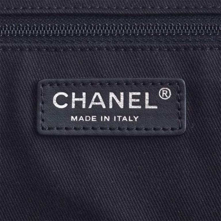 Chanel Matelasse Chain Flap Black Nylon Shoulder Bag For Sale at 1stDibs