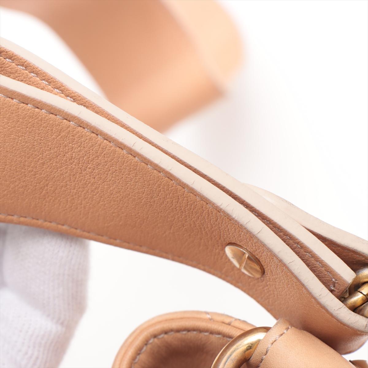Chanel Matelasse Drawstring Chain Two-Way Shoulder Bag Beige 9