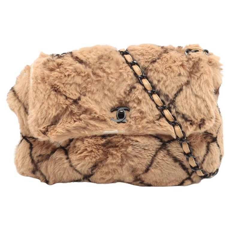Chanel Fur Purse - 59 For Sale on 1stDibs
