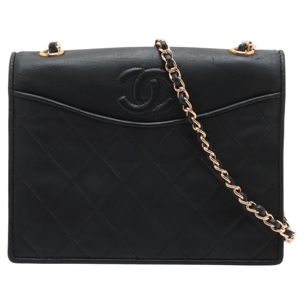 CHANEL lambskin Decacoco Metal Matelasse Mini Messenger bag Shoulder white