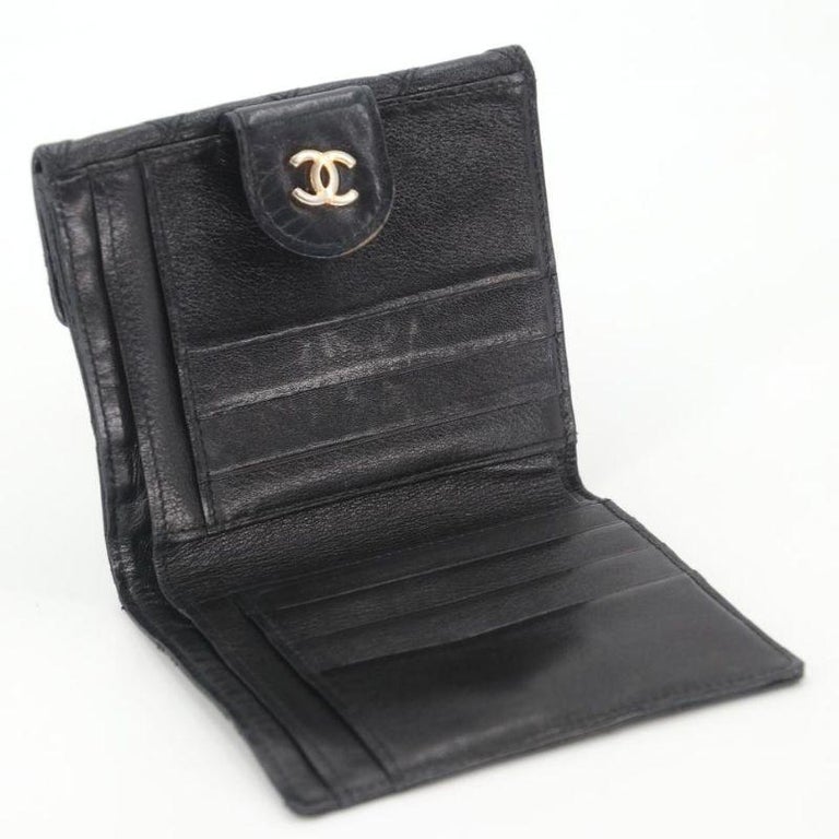 Chanel Matelasse Quilted Lambskin Flap Wallet CC1104P0006 at 1stDibs