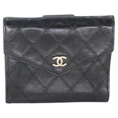Chanel Matelasse Quilted Lambskin Flap Wallet CC-1104P-0006