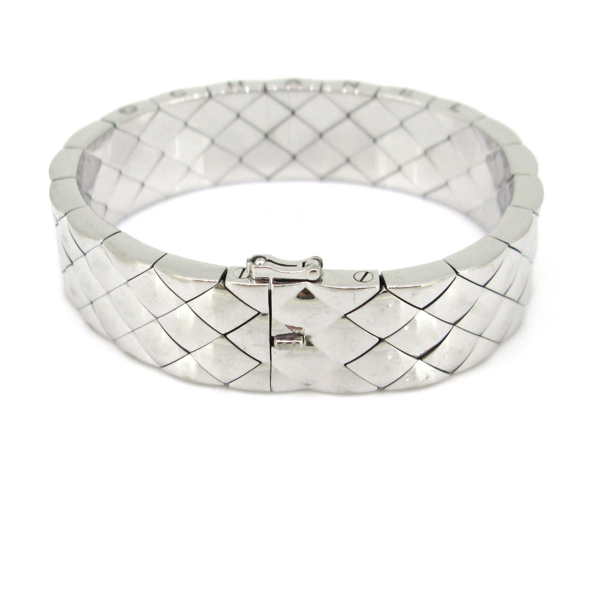 chanel quilted bracelet