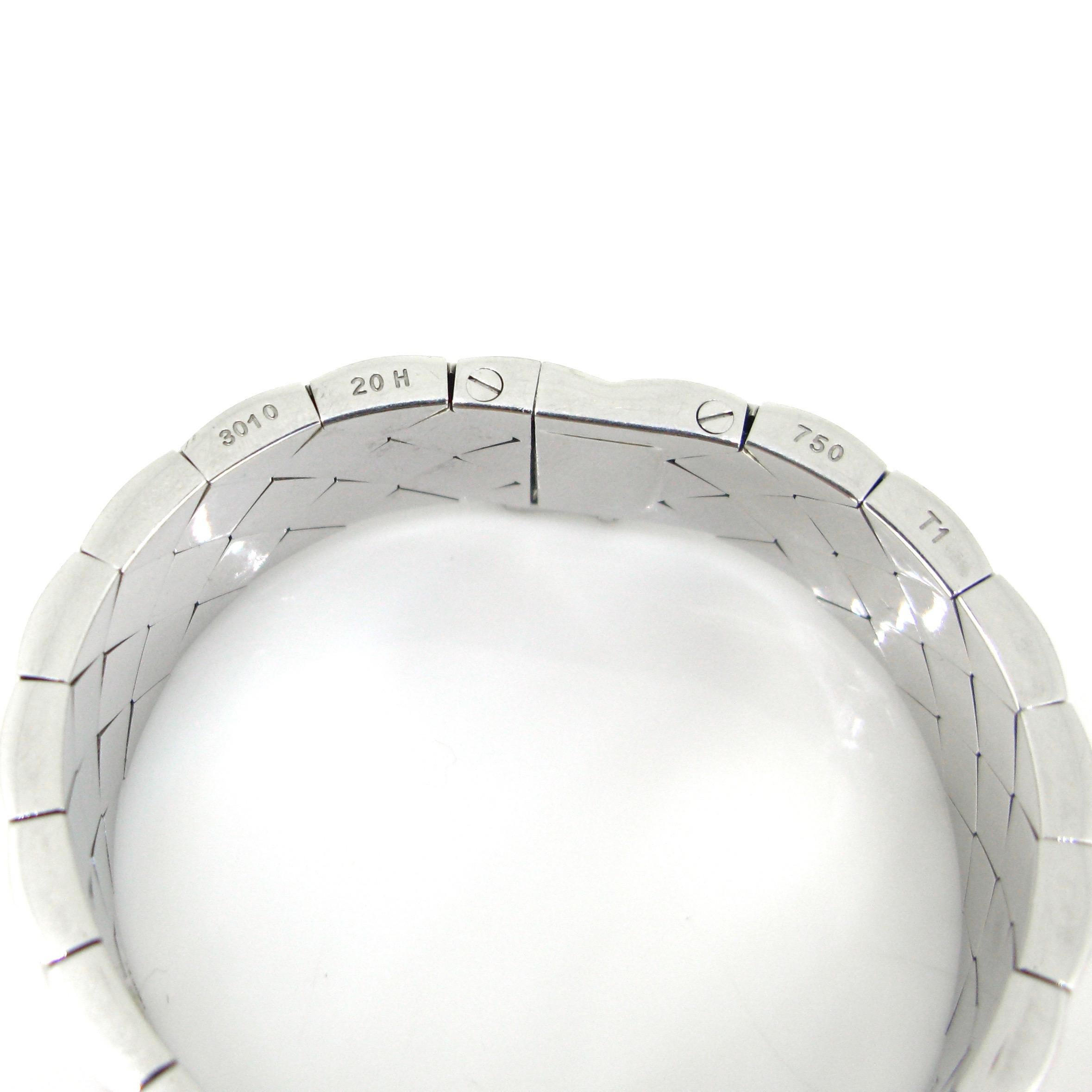 Chanel Matelasse Gestepptes, halb flexibles Armreif-Armband 1