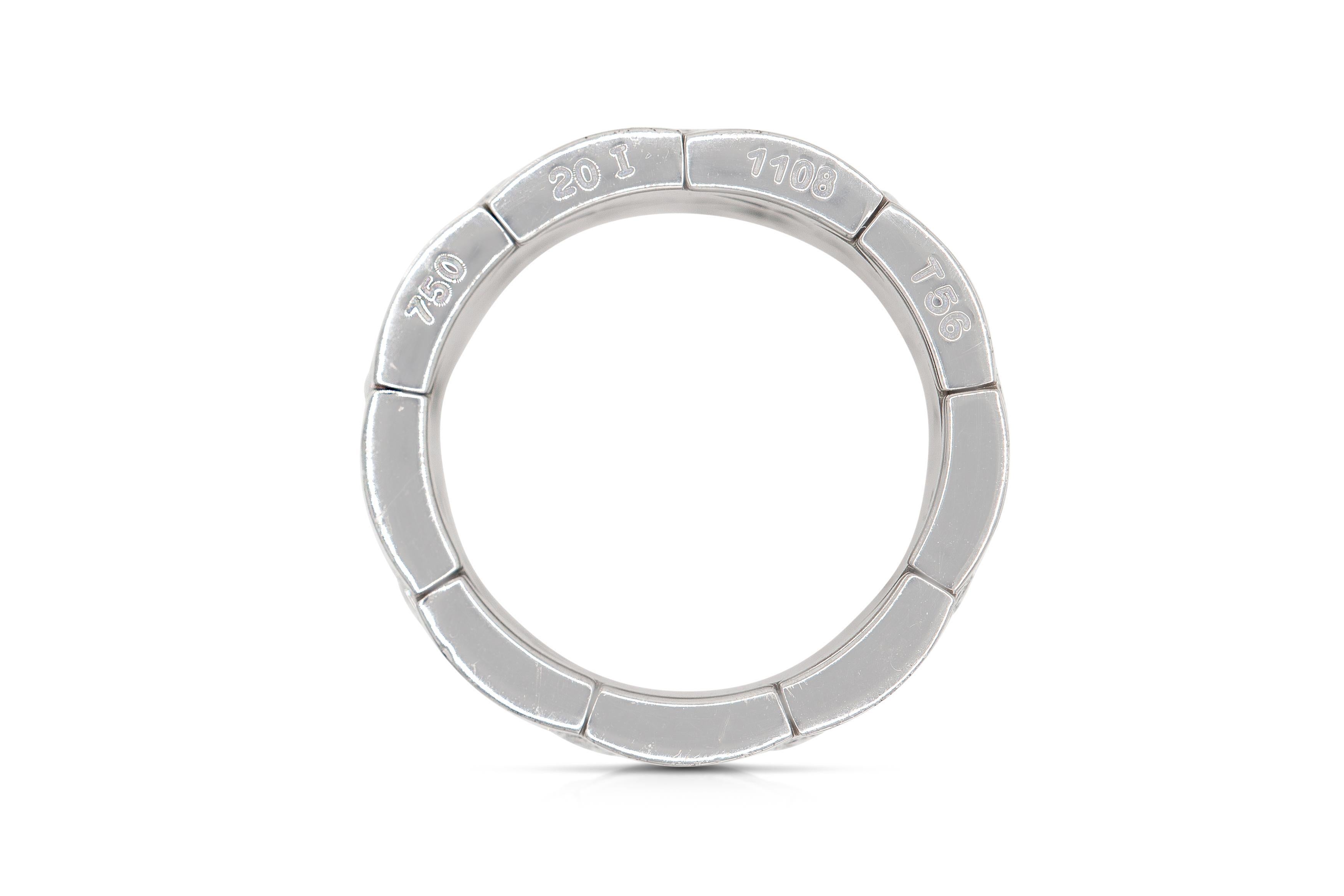 Anillo Semiflexible Acolchado Chanel Matelasse con Diamantes Corte redondo en venta