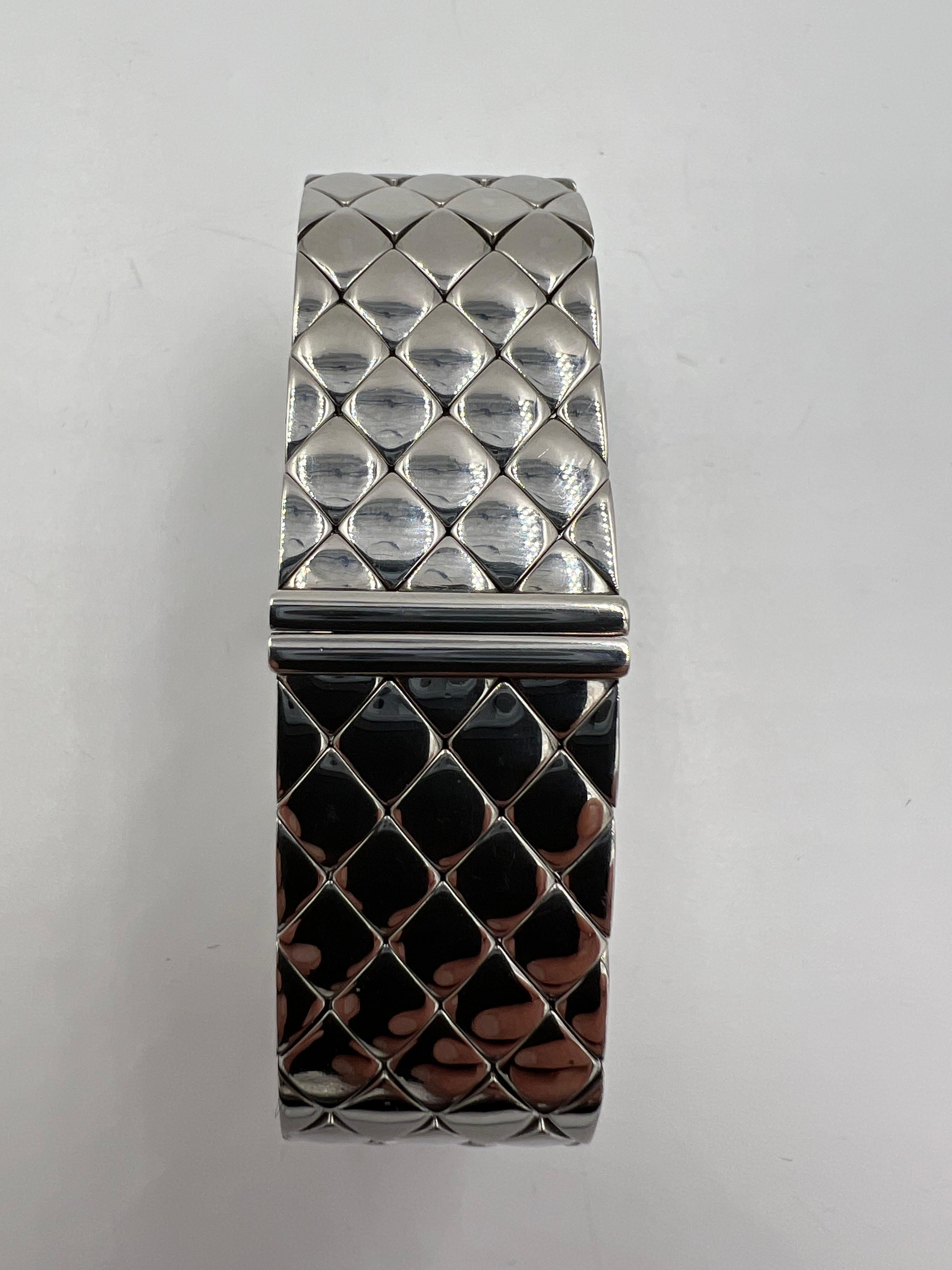 Chanel Matelasse Quilted Stainless Steel Wristwatch 8