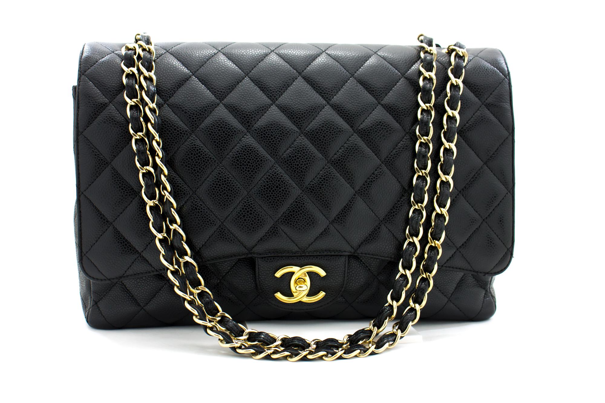 An authentic CHANEL Maxi 13