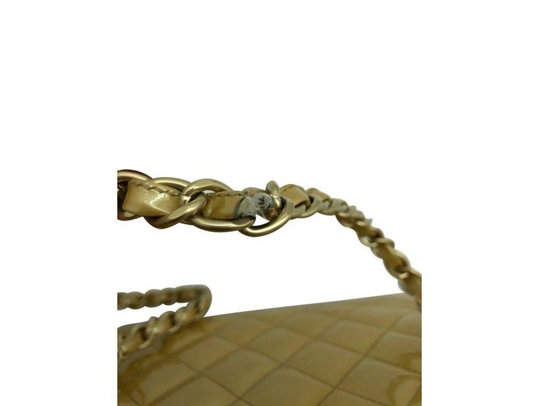 gold chanel bag small